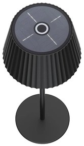 Lampada da Tavolo Solare 2.2W IP54 CCT Dimmerabile - Nera