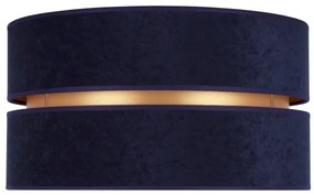 Duolla - Plafoniera DUO 1xE27/15W/230V diametro 40 cm blu/oro