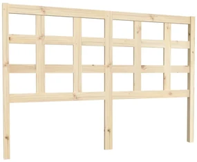 Testiera per letto 145,5x4x100 cm in legno massello di pino