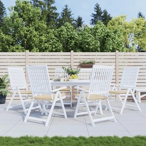 Cuscini Per Sedia 6 Pz Beige 50x50x3 Cm İn Tessuto Oxford /