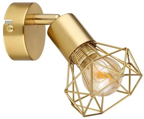 Globo 54802GB-1 - Faretto da parete XARA I 1xE14/40W/230V oro
