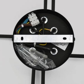 Lampadario a plafone LED TUBE 6xE27/15W/230V