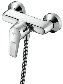 Rubinetto per doccia getto laminare cristallino a 2 manopole Ceramix Blue cromo lucido IDEAL STANDARD