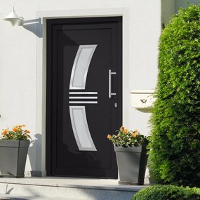 Porta Di Ingresso Antracite 108x208 Cm /