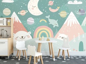 Carta da parati – Regno degli animali per bambini