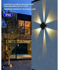 Immax 08487L - Applique a LED solare con sensore LED/2W/5V IP54