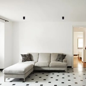 Faretto BIMA 1xGU10/25W/230V tondo nero