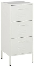 Armadio da ufficio metallo bianco 43 x 40 cm WOSTOK Beliani