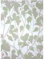 Feuille de Chene von Osborne & Little - Ivory/ Pistachio