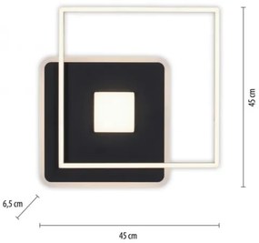 JUST LIGHT. 15045-18 - Plafoniera LED dimmerabile DOMINO LED/26W/230V