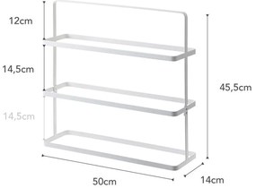 Scarpiera bianca in metallo Tower - YAMAZAKI