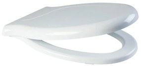 Copriwater Rossari ovale originale per serie sanitari PONTE GIULIO con chiusura rallentata in duroplast bianco europeo