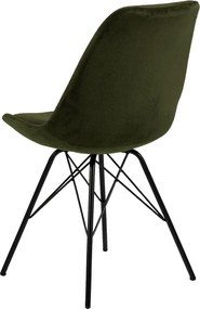 Sedia da pranzo verde scuro Eris - Actona