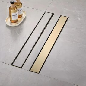 Scarico lineare Neox brush gold 50