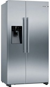 Bosch - Serie 6 Side by Side americano, 178,7 x 90,8 cm, acciaio spazzolato anti-impronta, KAD93AIDP