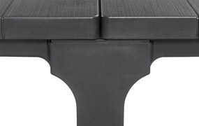 Tavolo Doppio da Giardino 295x90x74,5 cm in Resina Keter Kulie Double Antracite...