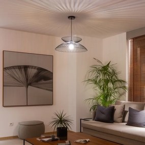 Brilagi - Lampada a sospensione LED su cavo CERIA WIRE 1xE27/40W/230V Ø 60 cm nera