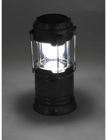 LED Lampada solare portatile LED/1200mAh nera