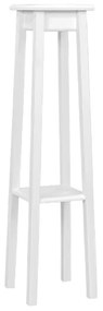 Colonna arredo portavaso in legno BIG H110 Laccato Bianco