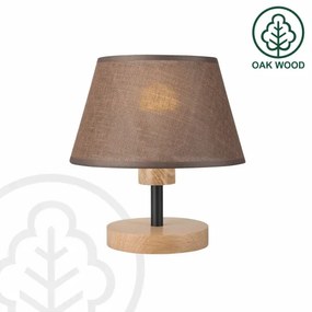 Brilagi - LED Lampada da tavolo ANTHONY 1xE14/40W/230V quercia/marrone