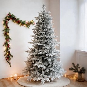 Albero di Natale artificiale innevato Glaeneagles H 240 cm x ø 145 cm