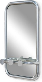 Pannello appendiabiti argentato in metallo 35x60x11 cm Retro – Spinder Design