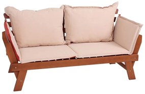 Panchina da giardino in legno di eucalipto Fortuna - Garden Pleasure