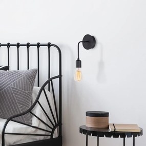 Lampada da parete nero opaco Dartini - Opviq lights