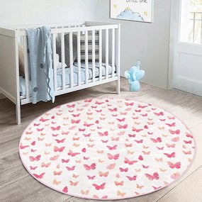 Tappeto rosa per bambini ø 100 cm Comfort - Mila Home