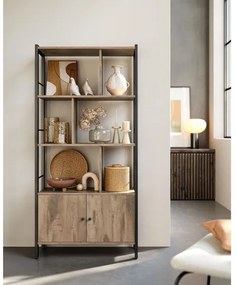 Libreria NAVARO marrone/nero