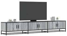 Mobile Tv Grigio Sonoma 240x35x41 Cm İn Legno Multistrato /