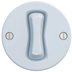 Kliklap - Interruttore a croce vintage senza cornice no 7 blu