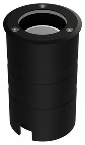 Faro Carrabile GU10 IP67 Orientabile, INOX 304, Doppio Pressacavo - Antracite Colore del corpo Antracite