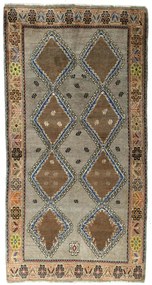 Gabbeh Tappeto 100 x 200 Nero (Iran) Annodato A Mano