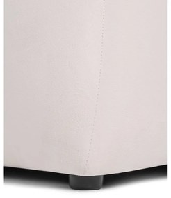 Divano color crema con rivestimento in velluto 225 cm Cube – Bonami Selection