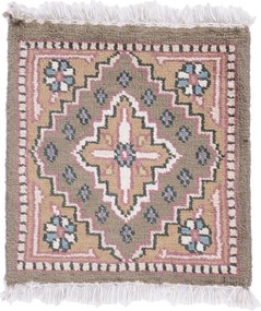 Agra Tappeto 30 x 30 (Indian) Annodato A Mano