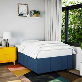 Giroletto Senza Materasso Blu 120x200 Cm İn Tessuto /