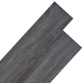 Listoni Pavimenti Non Autoadesivi Pvc 5,26 M² 2 Mm Nero Bianco /