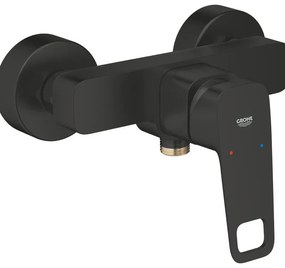 Rubinetto per doccia getto aerato monocomando Clova Pulse nero opaco GROHE