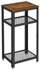 Tavolino d'appoggio ELDUR marrone/nero