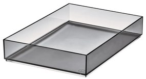 Organizzatore da bagno nero opaco per cosmetici in plastica riciclata - iDesign