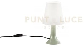 Lumetto bingo in pc verde 1 luce attacco e14 13x9x24,5cm