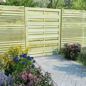 Cancello Da Giardino Legno Di Pino Impregnato 100x125 Cm Verde /
