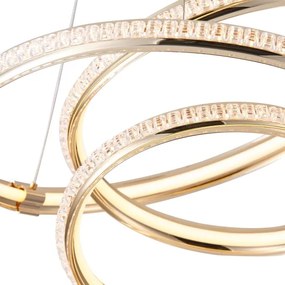 Lampadario LED a sospensione con filo LED/38W/230V 3000K 50x50 cm