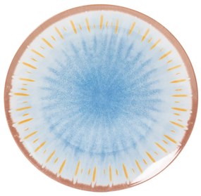 Piatto piano 28 cm in melammina blu Soler