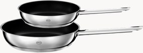 Set di 2 padelle in acciaio inossidabile Moments