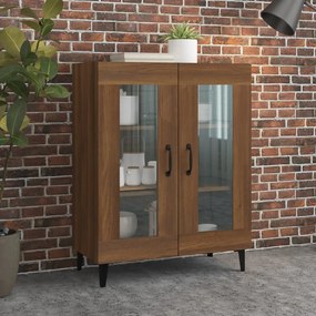 Credenza Rovere Marrone 69,5x34x90 Cm İn Legno Multistrato /