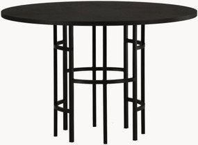 Tavolo rotondo con piano effetto legno Copenhagen, Ø 115 cm
