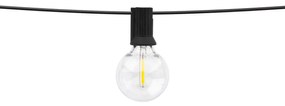 Catenaria SOLARE 10 Lampadine LED 05W Bianco Caldo - 5.5m Colore Bianco Caldo 2.700K