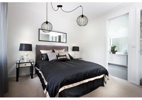 Lampadario a sospensione con filo MATT 2xE27/60W/230V ragno